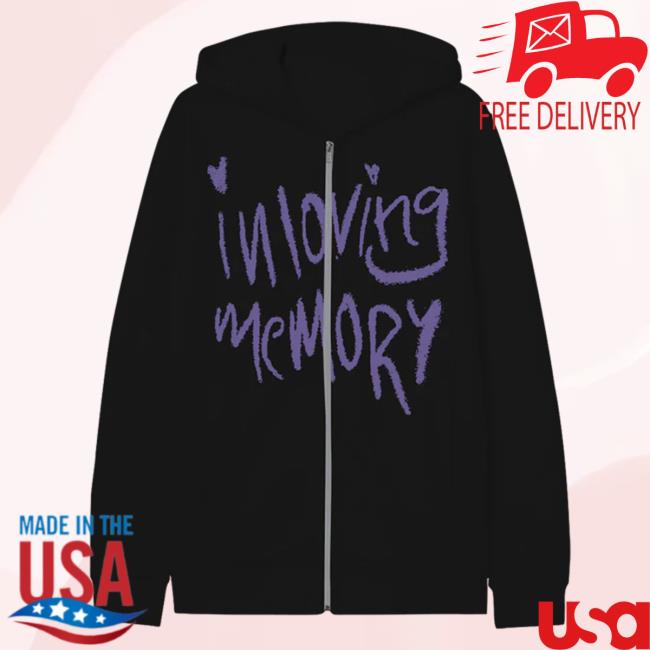Official In Loving Memory Beartrap Zip Up Pullover Sweatshirt