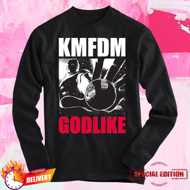 Official Kmfdm Merch Store Shop Kmfdm Godlike Long Sleeve T-Shirts