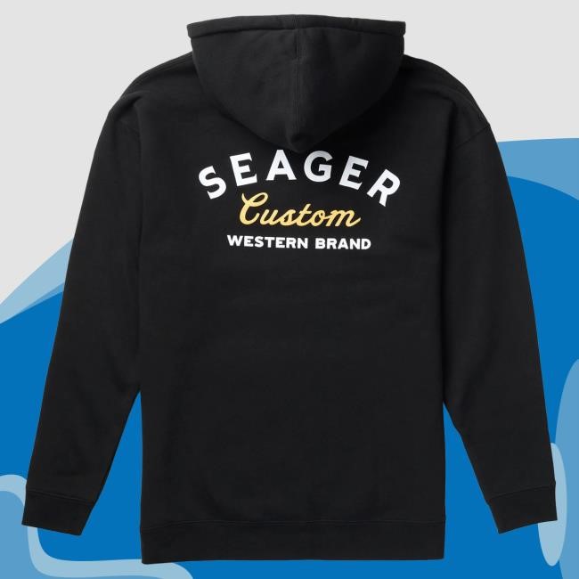 Official Seager Clothing Store Shop Seager Badlands Mid-Weight Hoodies Black Seagerco