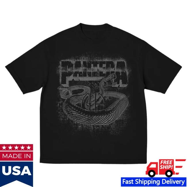 Official Pantera Black Snake CFH 2025 Tour Hot Shirt