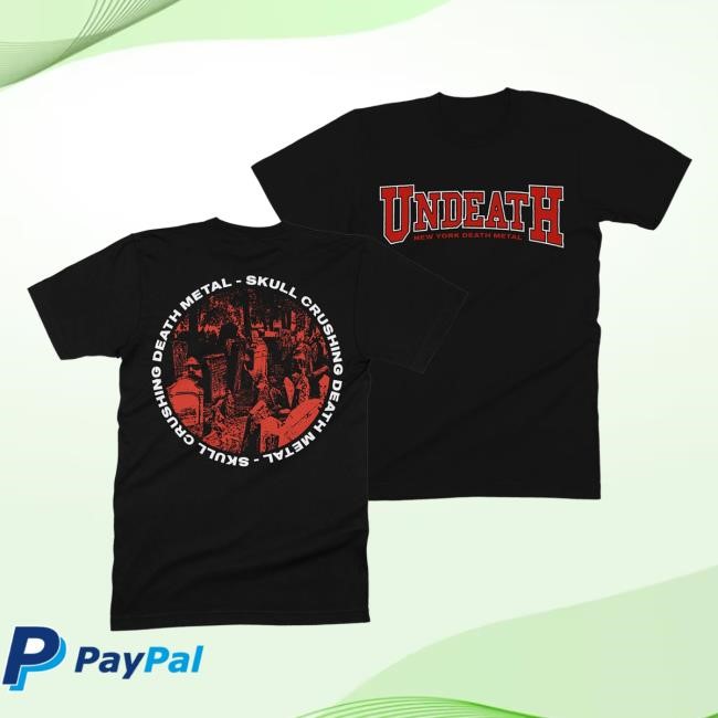 Undeath Metal College In Red Shirt 2024