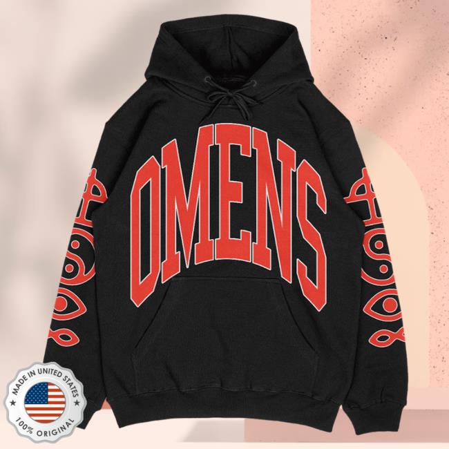 Official Bad Omens Merch Omens Varsity Hoodie
