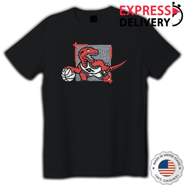 Official Mitchell & Ness Toronto Raptors Elephant In The Room Hardwood Tee Shirt