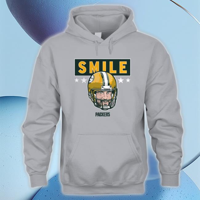 Official Green Bay Packers Aaron Rodgers Smile Shirt