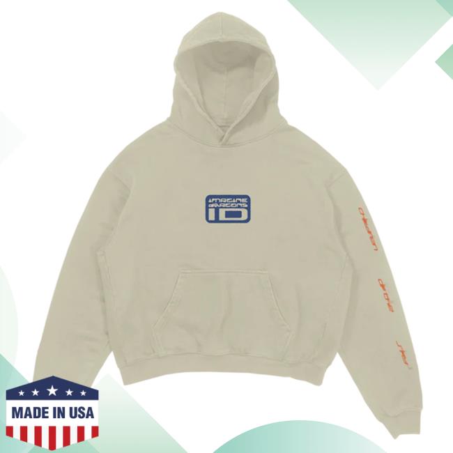Official Interscope Records Imagine Dragons Merch Store Imagine Dragons The Brightest Sun Beige Hood Imagine Dragons Apparel Clothing Shop