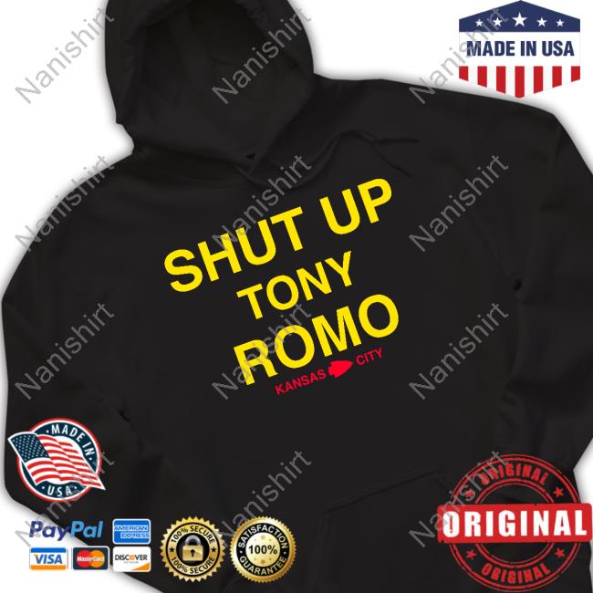 Official Shut Up Tony Romo Kansas City Shirt