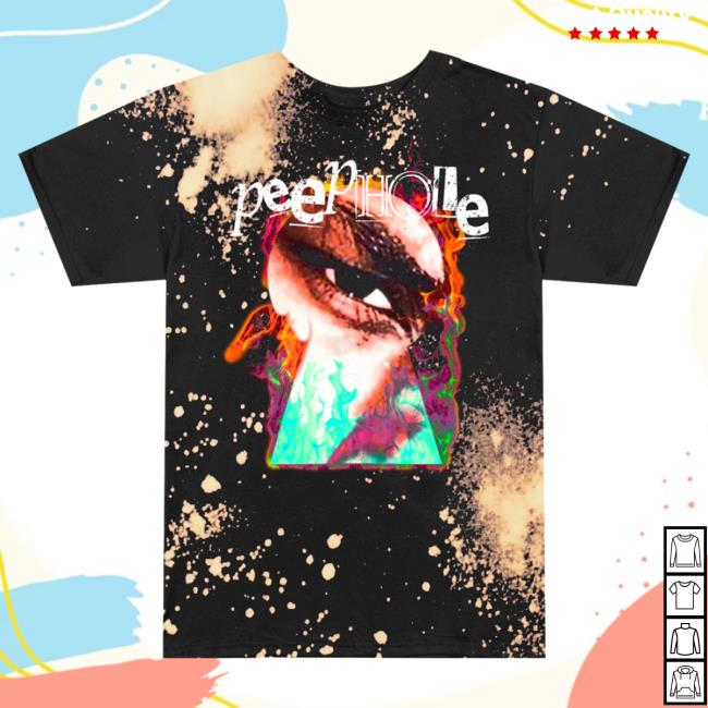Official Dababy Clothing Merch Store Shop Da Baby Peep Hole Bleached Top Shirt