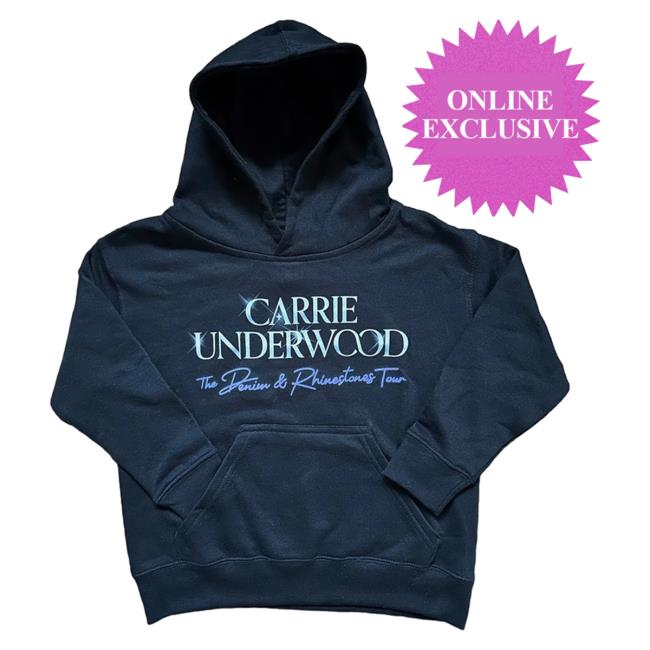 Official Carrie Underwood Merch Store Carrie Underwood Denim & Rhinestones Tour Hoodies Carrie Underwood Clothing Shop