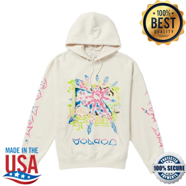 Official Volcom Stone Clothing Shop Store Featured Artist Sam Ryser Crew neck Off White