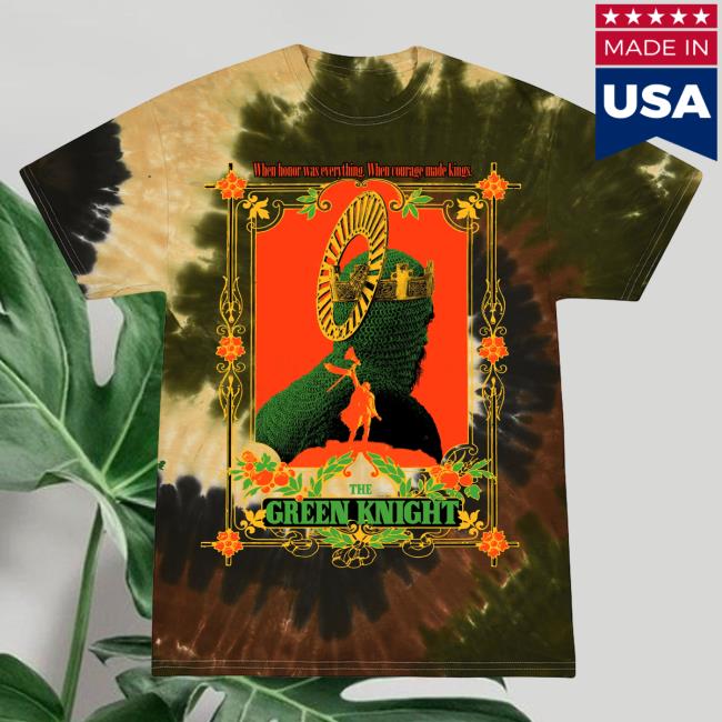 Official Studiohouse Designs The Green Knight Tie Dye Tee Camo