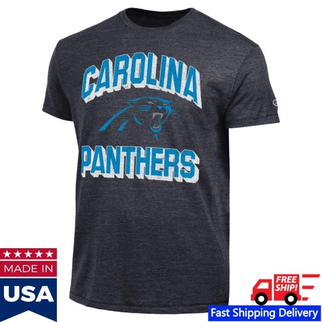 Heather Black Champion NFL Football Carolina Panthers Tour Classic