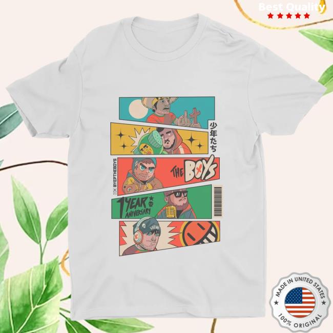 Official The Boys One Year Anniversary Shirt
