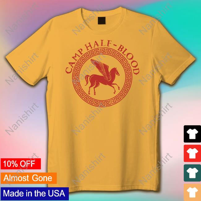 Official Disney Percy Jackson And The Olympians Camp Half-Blood Shirt