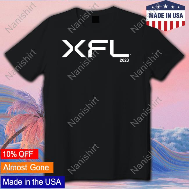 Xfl Shop Xfl Horizontal Logo 2023 Shirt Danawhite