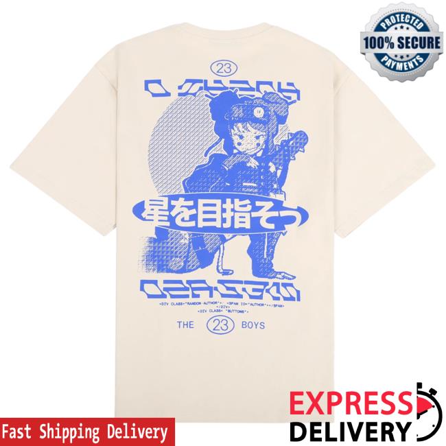 Official The Boys Merch Store Neocity Top Shirt Off-White/Blue TheBoys Shop