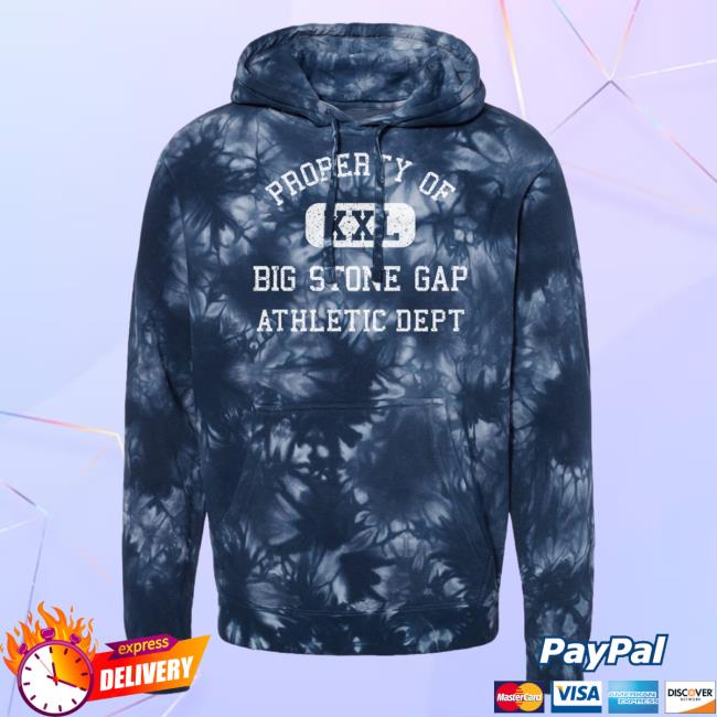 Official Hometown Apparel Clothing Merch Big Stone Gap Virginia Athletic Dept Tie-Dye Sweater Navy Tie Dye