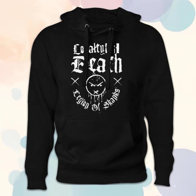 Official Legion of Skanks Podcast Loyalty Or Death Popover Hoodie