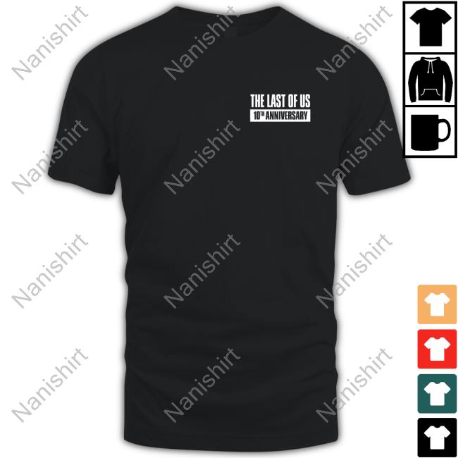 Official The Last of Us 10 Year Anniversary Hoodie