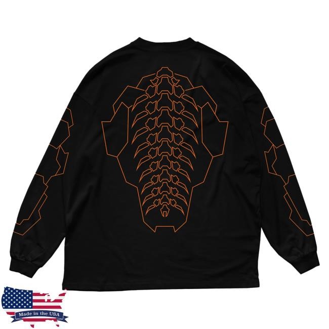 Authentic Cloudeelle Cyberspine Crewneck Orange Capsule