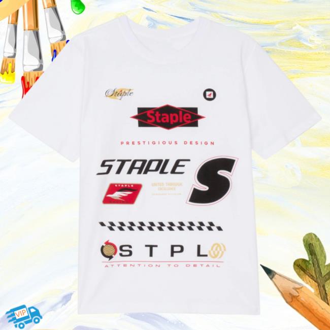 Official Staple Grand Prix Logos Hot Shirt White