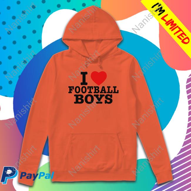 Official I Love Football Boys Shirt I Love Football Boys Tee Shirt