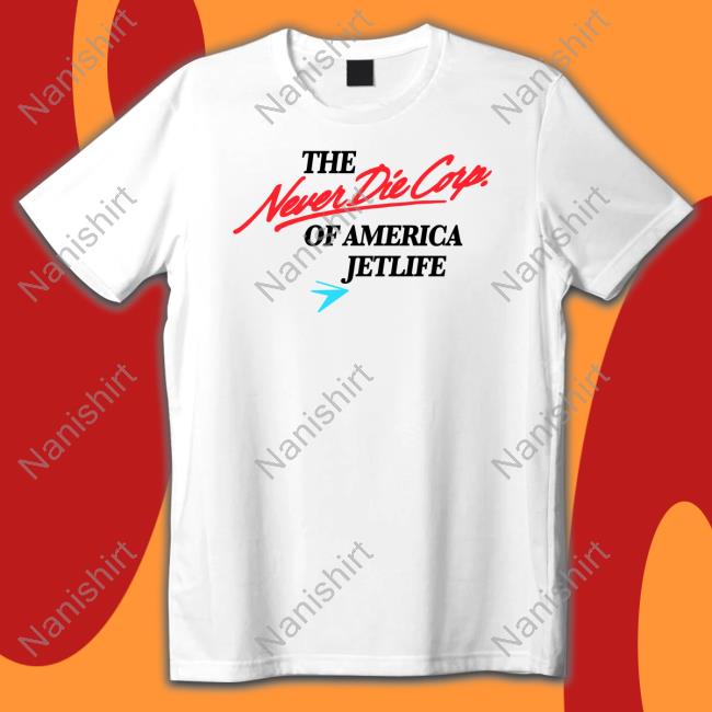 Jet Life The Never Die Corp Of America Jetlife White Long Sleeve T Shirt