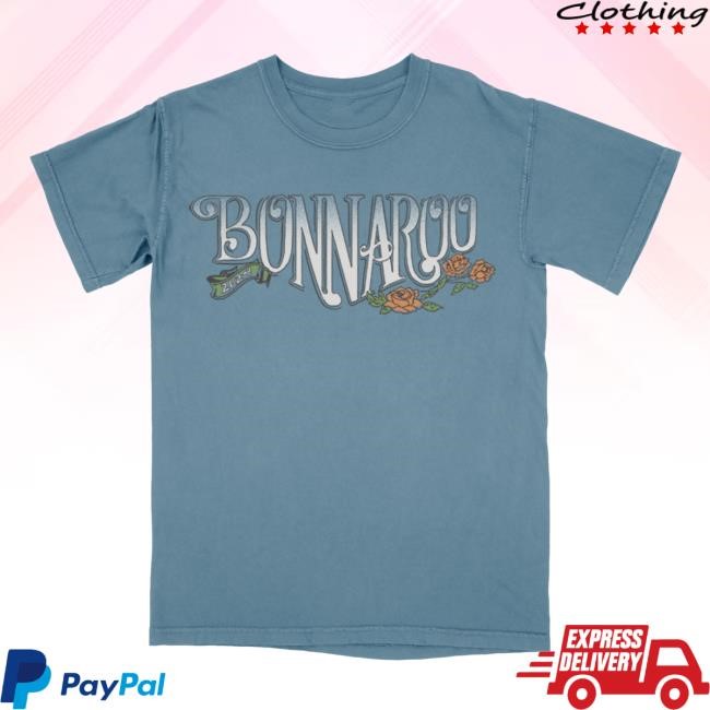 Official Bonnaroo Merch Shop Roo Roses 2024 Lineup New Tee
