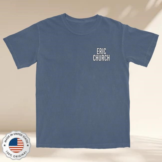 Eric Church Take Me To Church Shirts - Blue | Eric Church Official Merch Store Shop