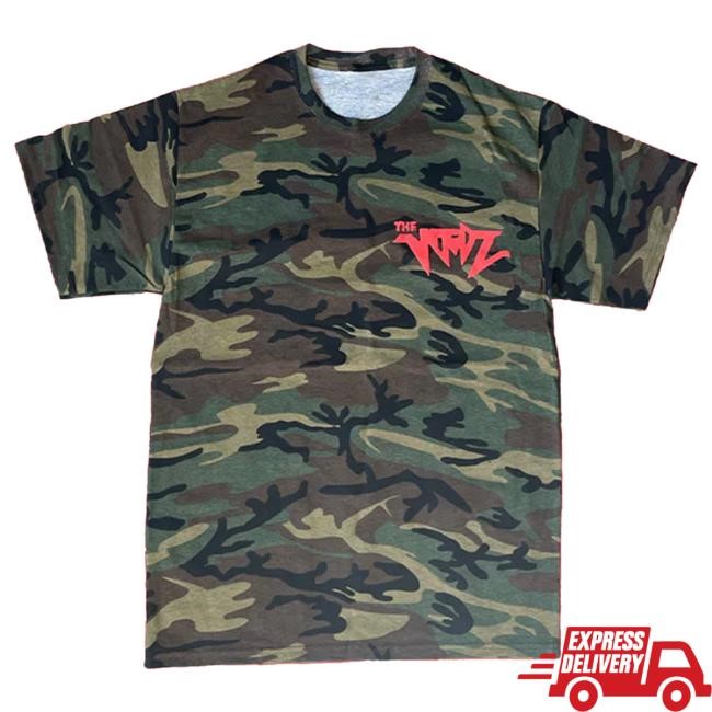 Official Cult Records The Voidz Merch The Voidz Seekings Camo Popover Shirt
