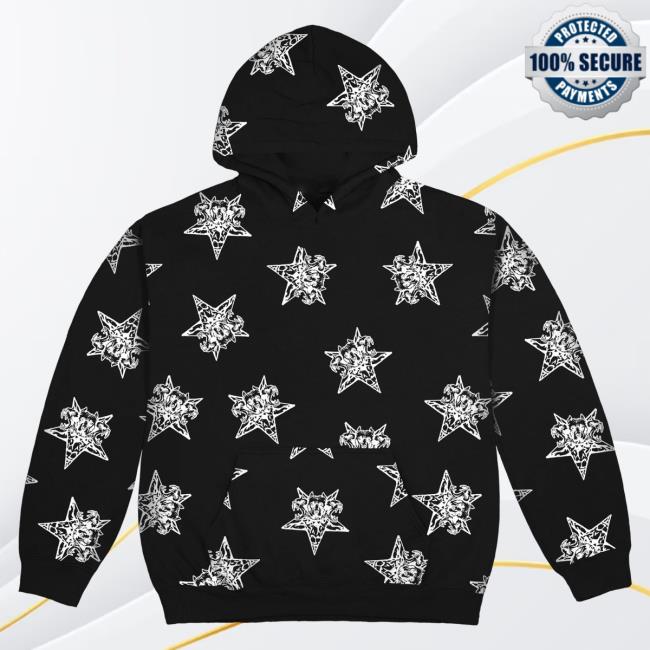 Official City Morgue Clothing Shop All Over Print Baphomet Hoody Aop Citymorgue Merch