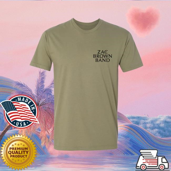 Zac Brown Band Dog Tour New T-Shirt Zac Brown Band Merch