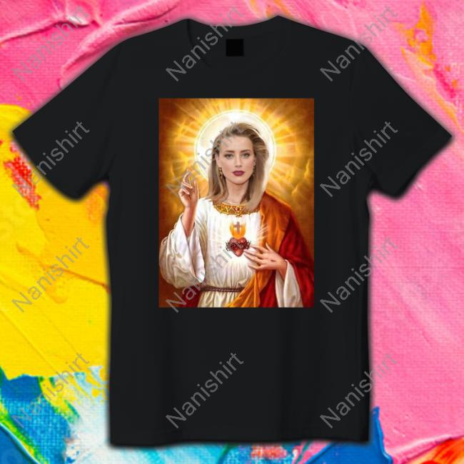Jesus Christ Amber Heard T Shirt Johnnydeppisawifebeater