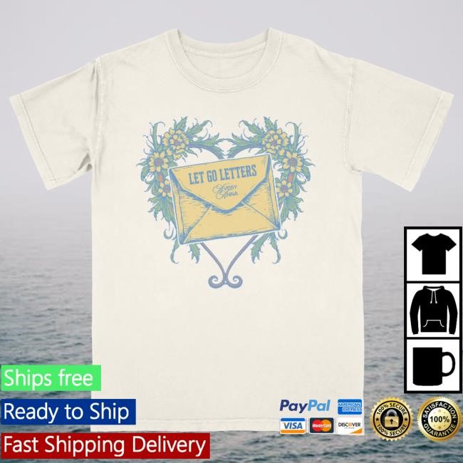 Official Avery Anna Let Go Letters Shirt