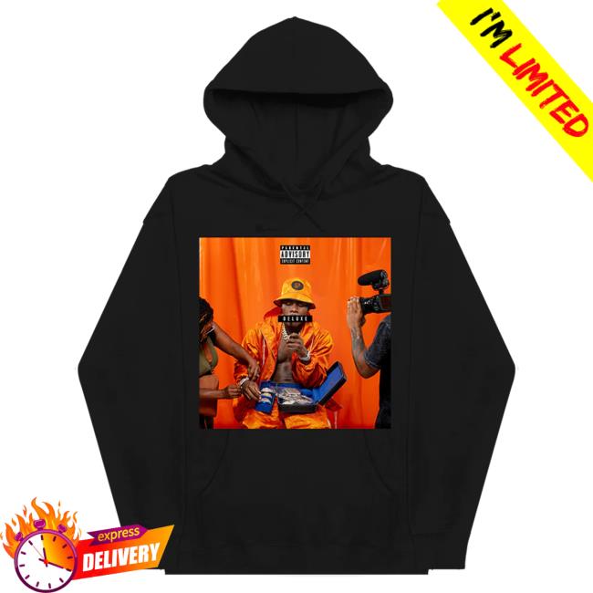 Official Dababy Clothing Merch Store Shop Da Baby Blame It On Baby Deluxe Black Pullover Hoodie