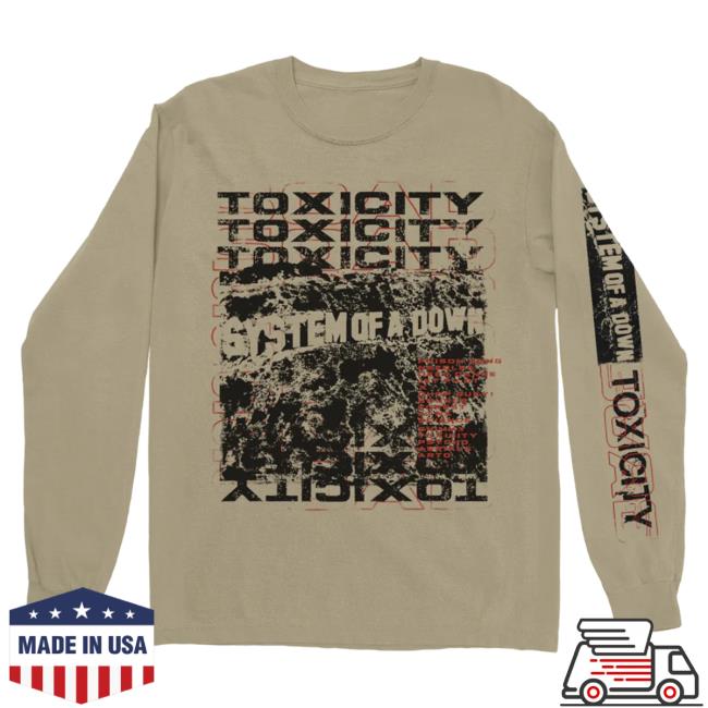Official System Of A Down Merch Store Shop Merch System Of A Down Toxicity Repeat LS Tee