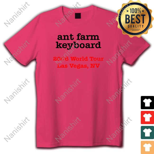 Official Frisky Dingo Ant Farm Keyboard 2006 World Tour Las Vegas Nv T-Shirt