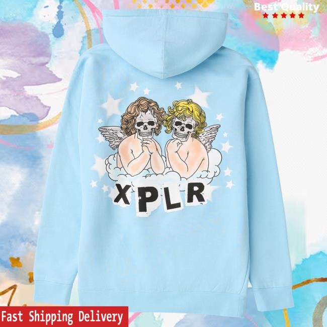 Official Sam And Colby Merch Store Angels Of Death Hood Black Xplr Shop Official Sam And Colby Merch Store Angels Of Death Pullover Hoodie Black Xplr Shop