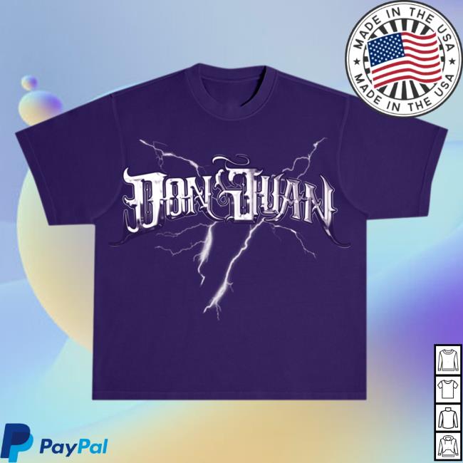 Official Maluma Clothing Store Shop Merch Don Juan Vintage Purple Shirt 2023