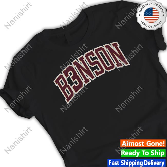 Treybenson3 Merch Trey Benson College B3nson Shirt