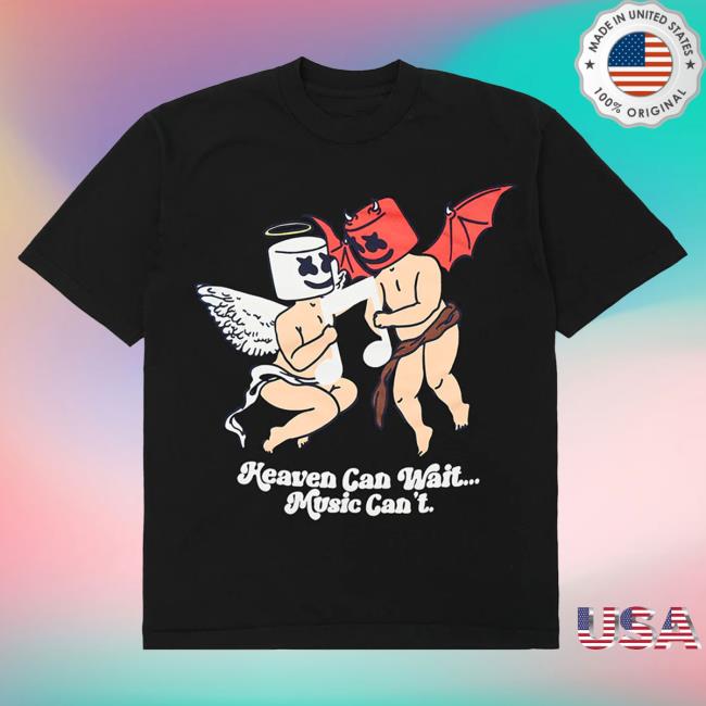 Official Marshmello Merch Store Heaven Can Wait Popover Shirt Marshmello Apparel Clothing Shop