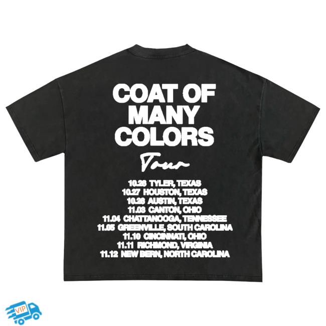 Official Brandon Lake Merch Store Coat Of Many Colors Tour Tshirt Brandon Lake Apparel Clothing Shop Brandonlake