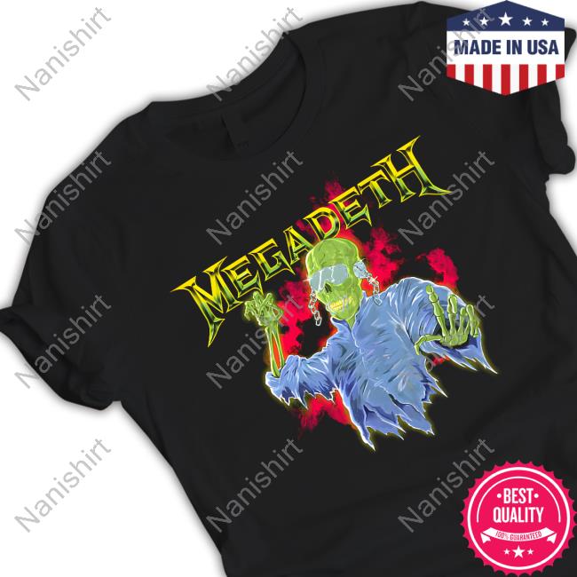 Megadeth Store Black Vic Ghoul Shirt