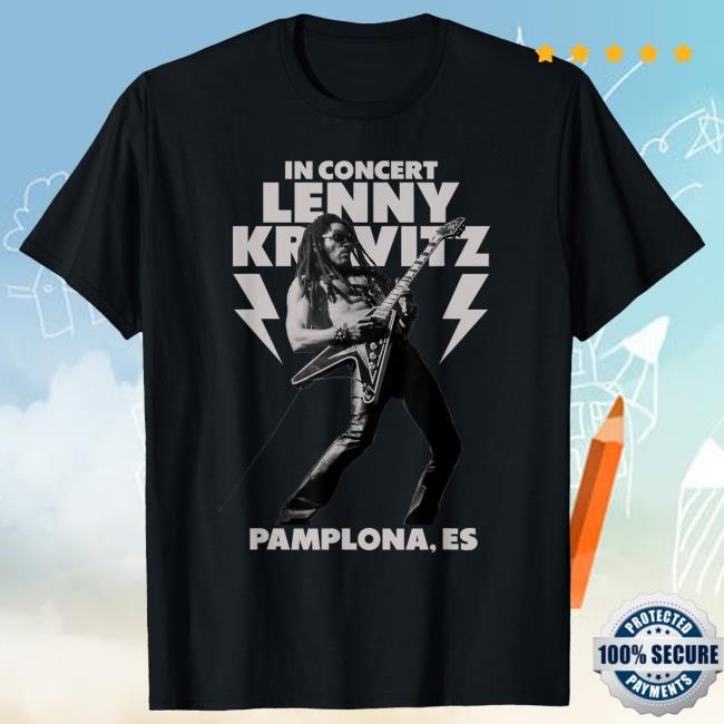 Official Lenny Kravitz – Blue Electric Light Tour 2025 Pamplona Tee