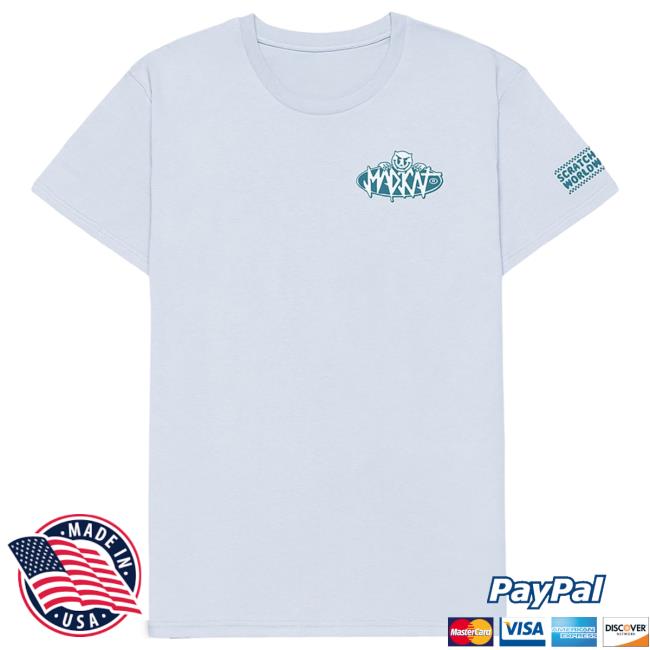 Madkat Worldtour T Shirt Light Blue