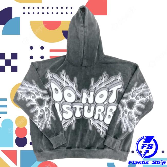 Do Not Disturb Clothing Store Shop Dnd By Ferris Monochrome Venom Popover Hoodie