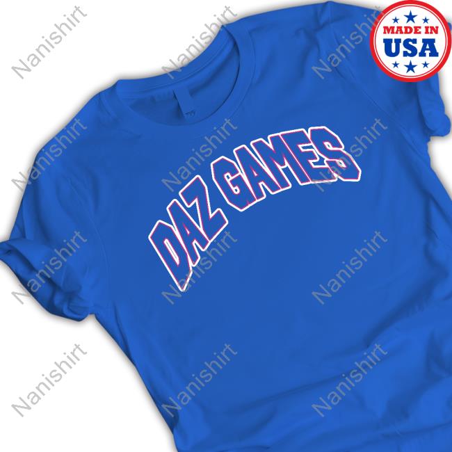 Black Daz Games Outlined Logo T Shirts