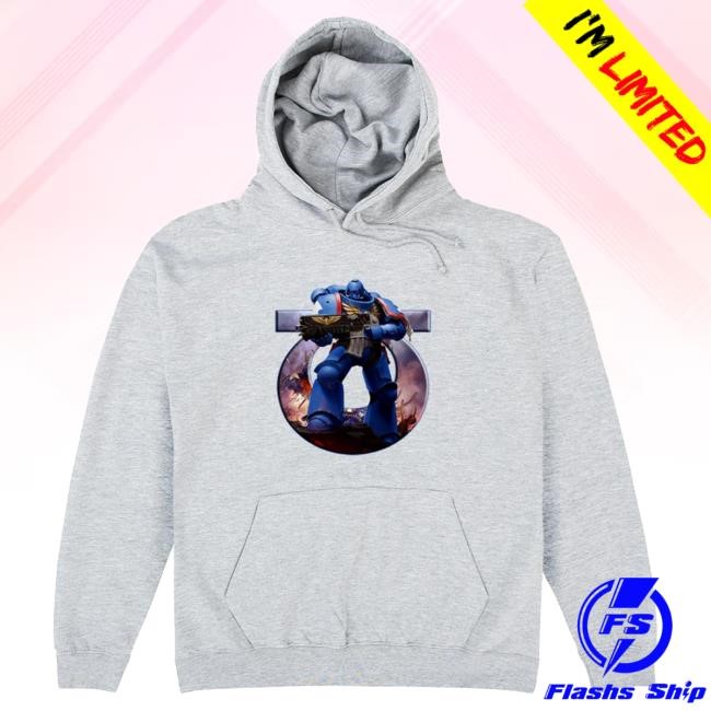 Iconic Warhammer 40,000 Ultramarines vs Death Guard Hoodie