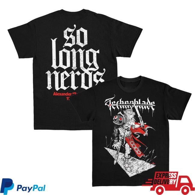 Technoblade Official Merch Store So Long Nerds Redux Tees