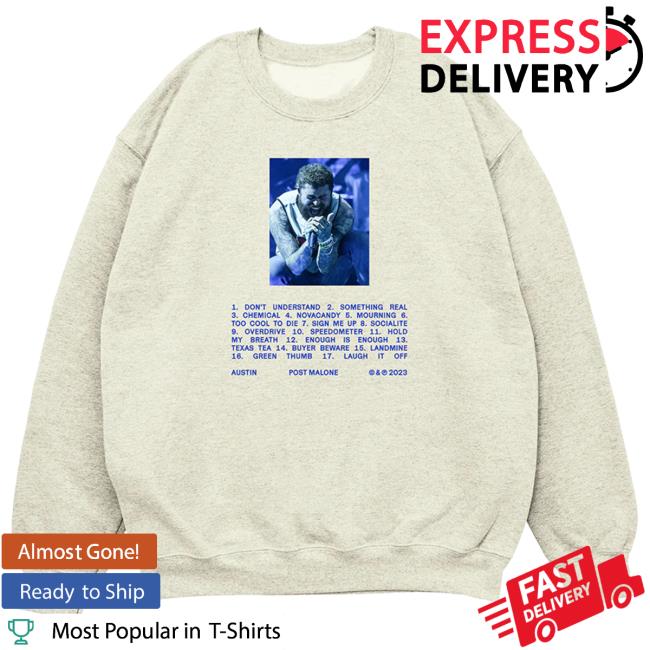 Official Post Malone Merch Store Post Malone Tracklist Sweaters Post Malone Apparel Clothing Shop PostMalone