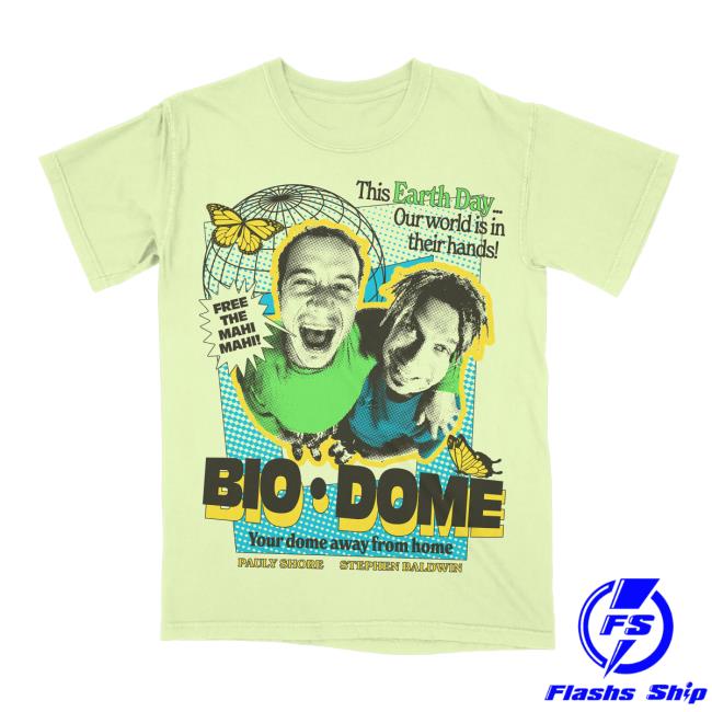Official Studio House Designs Bio Dome Tee Shirt Green Studiohouse Designs